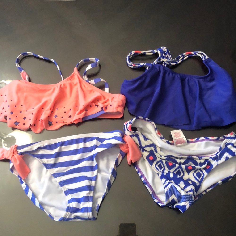 Two Exhilaration bathing suits size 7/8